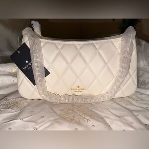 Kate Spade Convertible Crossbody Quilted Carey Bag in Meringue